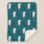 Sleepy cat sherpa deken (Voorkant)