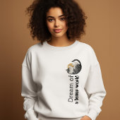 Sleepy Cat Sweatshirt gepersonaliseerd cadeau voor