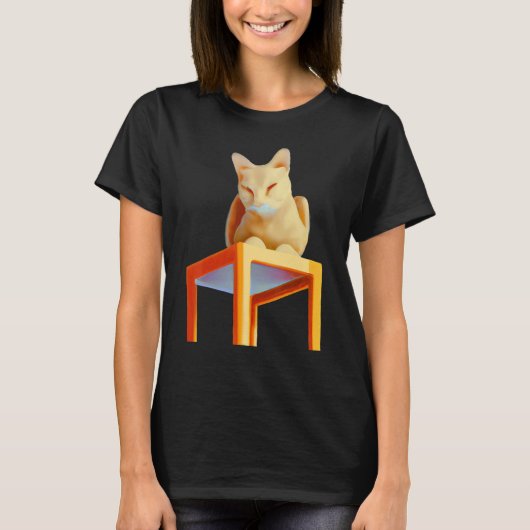 Sleepy Cat T-shirt (Voorkant)