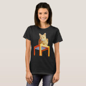Sleepy Cat T-shirt (Voorkant volledig)
