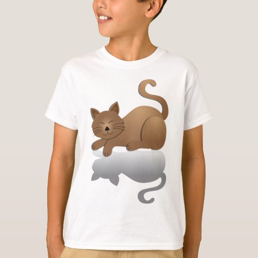 Sleepy Cat T-shirt (Voorkant)