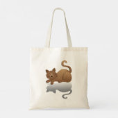 Sleepy Cat Tote Bag (Achterkant)