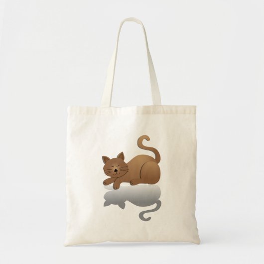 Sleepy Cat Tote Bag (Voorkant)