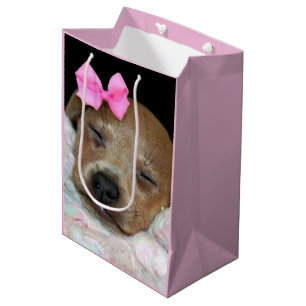 Sleepy Chihuahua dog Gift Bag Medium Cadeauzakje