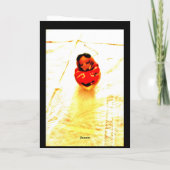 Sleepy Chipmunk Kaart (Achterkant)