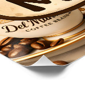 Sleepy coffee bean relatable coffee lovers poster (Hoek)