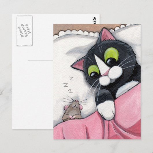 Sleepy Companion Briefkaart (Voorkant / Achterkant)