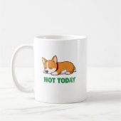 Sleepy Corgi Not Today Koffiemok (Links)