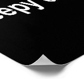 Sleepy Dad - New Daddy Dada Father's Day Saying Fu Poster (Hoek)