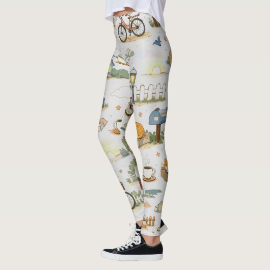 Sleepy Dawn Town Leggings (Links)