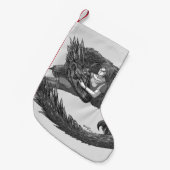 Sleepy Dinosaur Kleine Kerstsok (Voorkant (Hangend))