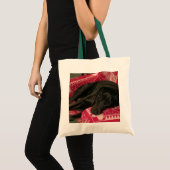 Sleepy Dog Canvas tas (Voorkant (product))