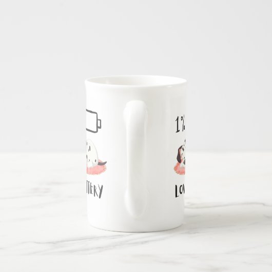 Sleepy Dog Design Porselein Kop (Achterkant)