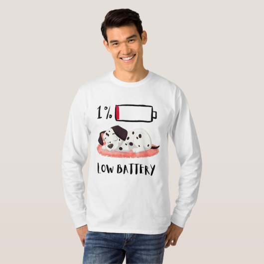 Sleepy Dog Design T-shirt (Voorkant volledig)