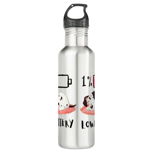Sleepy Dog Design Waterfles (Voorkant)