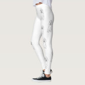 Sleepy Dog, Lineaire tekening Leggings (Links)