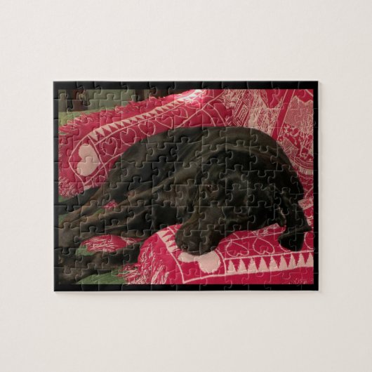 Sleepy Dog Puzzle Legpuzzel (Horizontaal)