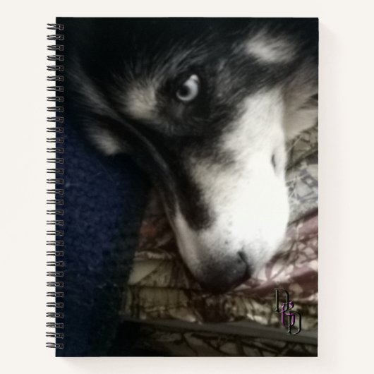 Sleepy Dog Spiral Notitieboek (Voorkant)
