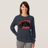 Sleepy Dog Womens Long-Sleeve T-Shirt (Voorkant volledig)