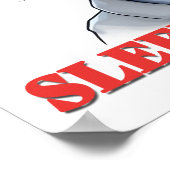 Sleepy Donald – A Subtle Political Caricature Poster (Hoek)