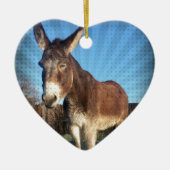 Sleepy Donkey Keramisch Ornament (Voorkant)