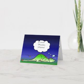 Sleepy Dragon NoteCard Kaart