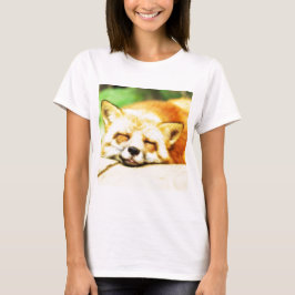 Sleepy Dreamweaver Fox T-shirt
