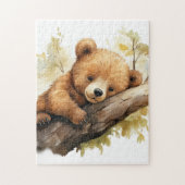 Sleepy dromerige beer puzzel legpuzzel (Verticaal)