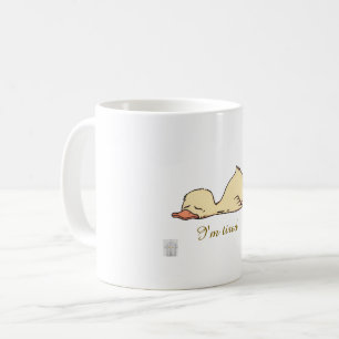 Sleepy Duck "Ik ben moe" Koffiemok