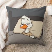 Sleepy Duck Schattigee Cartoon Dier Bedtijd Decor Kussen (Deken)