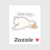 Sleepy Duck Sticker (Vel)