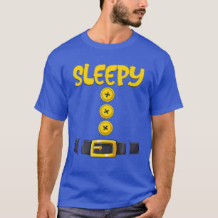 Sleepy Dwarf Halloween Costume Funny Gift Idee Sle T-shirt