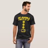 Sleepy Dwarf Halloween Costume Funny Sleepy Dwarf T-shirt (Voorkant volledig)