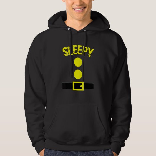 Sleepy Dwerg Halloween Kerstmis Hoodie (Voorkant)