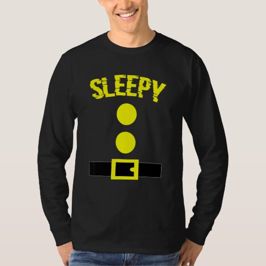 Sleepy Dwerg Halloween Kerstmis T-shirt (Voorkant)