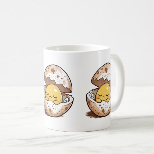 Sleepy Egg Yolk Mug Koffiemok (Voorkant rechts)