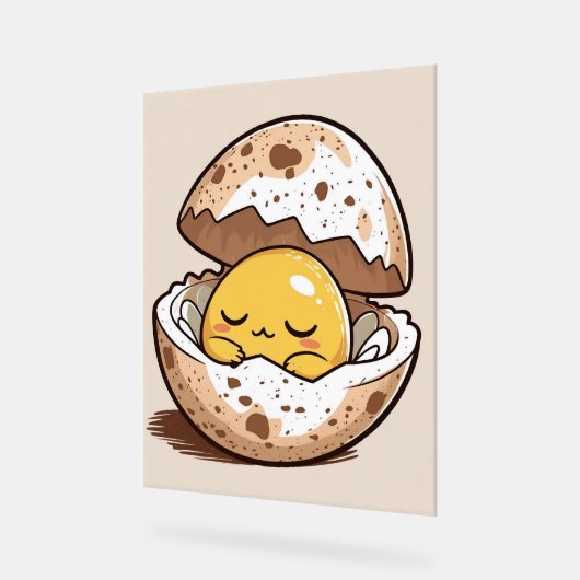 Sleepy Egg Yolk Poster (Hoek)