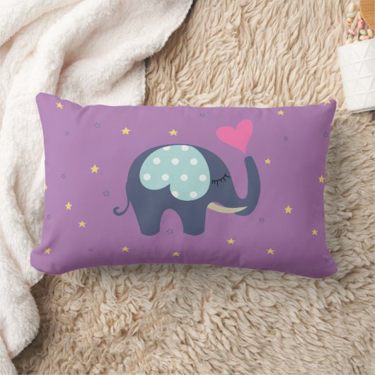 SLEEPY ELEPHANT STARS PATTERN KUSSEN (Deken)