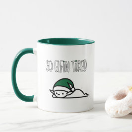 Sleepy Elf Christmas – voor kerstfeest Mok