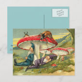 Sleepy Elves Briefkaart (Voorkant / Achterkant)