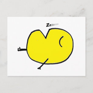 Sleepy Emoji Briefkaart