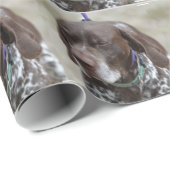 Sleepy Eyed German Shorthaired Pointer Cadeaupapier (Rol Hoek)