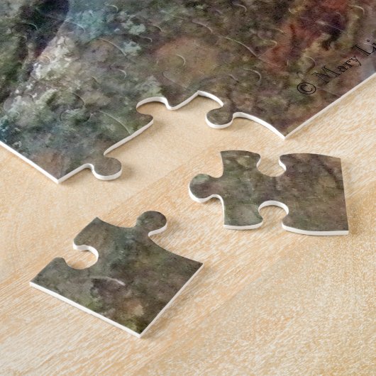 Sleepy-Eyed Leopard Legpuzzel (Zijkant)