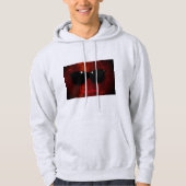 Sleepy Face: Asgrijs - Katoen - Sweater met capuch (Voorkant)