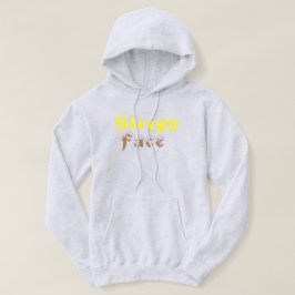 Sleepy Face: Ash Grey - Hoodie met capuchon