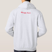 Sleepy Face: Ash Grey - Katoenen sweatshirt met ca (Achterkant)