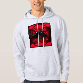 Sleepy Face: Ash Grey - Katoenen sweatshirt met ca