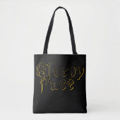 Sleepy Face: Canvas tas voor vrouwen (Voorkant)