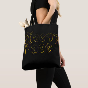 Sleepy Face: Canvas tas voor vrouwen