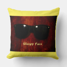 Sleepy Face Collectie - Aangepast Sierkussen